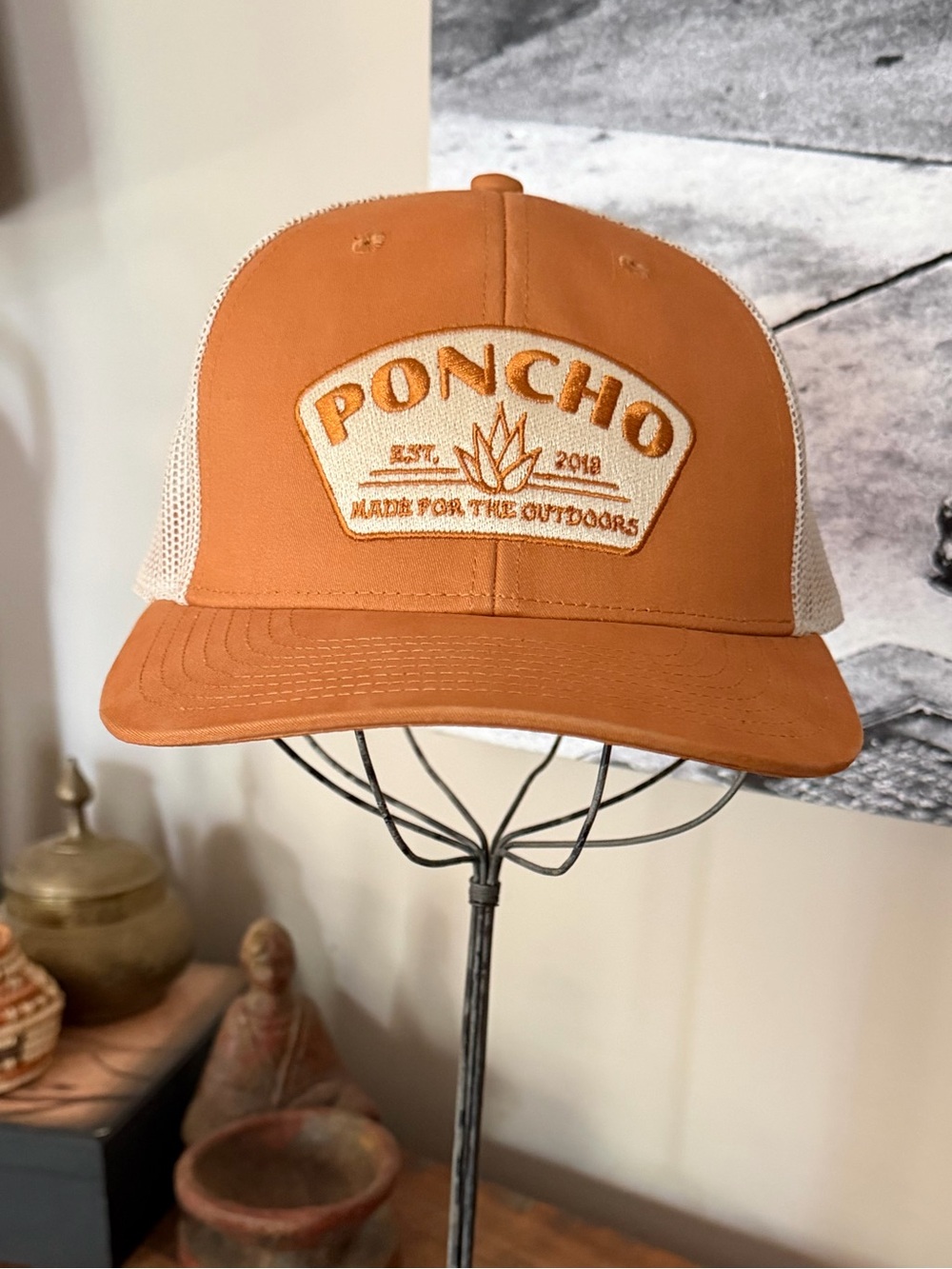 Poncho Agave Logo Patch Trucker Hat